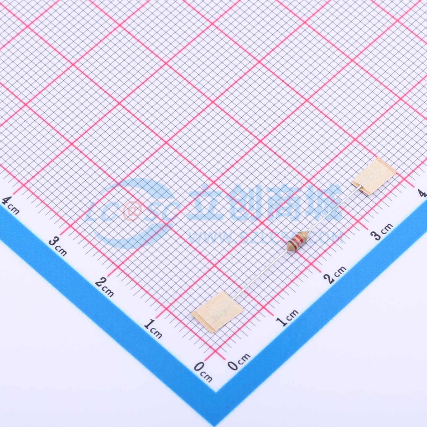 点击查看大图 CR1/8W-1K2±5%-ST26实物图