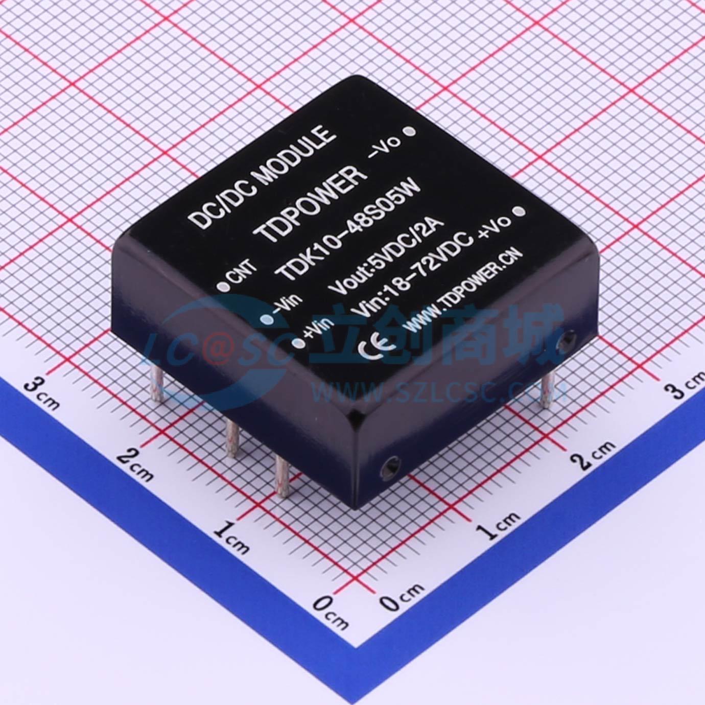 点击查看大图 TDK10-48S05W实物图