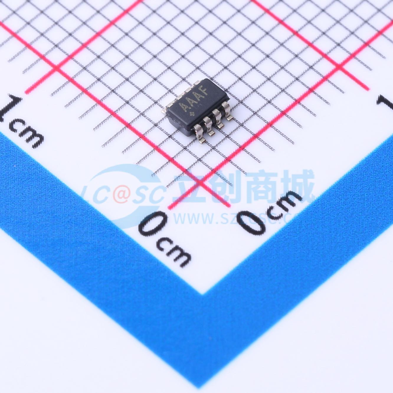 点击查看大图 MAX4542EKA+T实物图