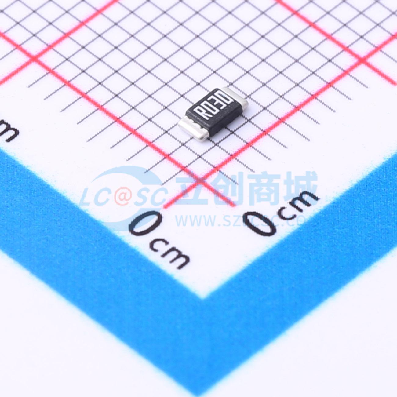 点击查看大图 HoJLR1206-1W-30mR-1%实物图