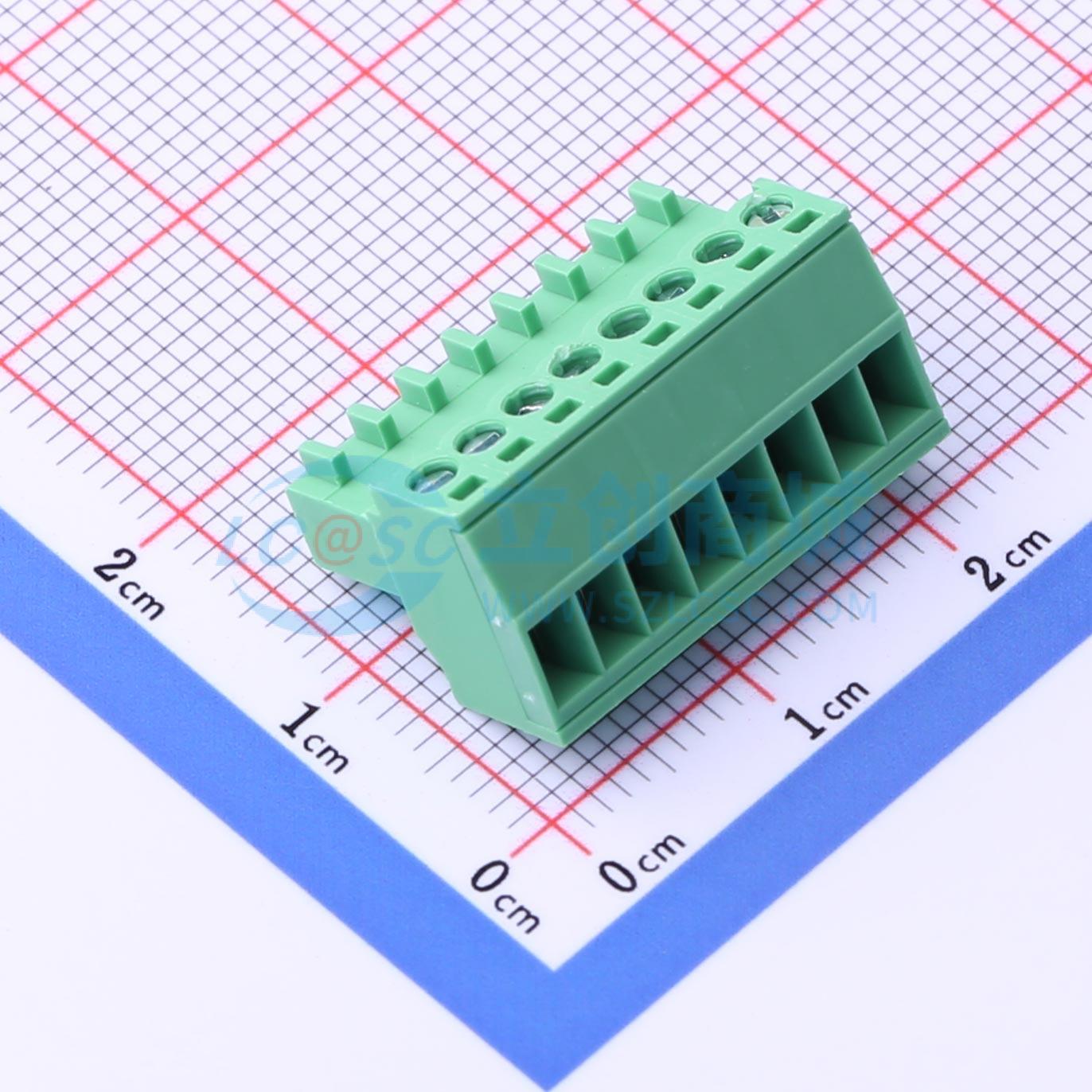 点击查看大图 DB2EK-2.54-8P-GN-S实物图