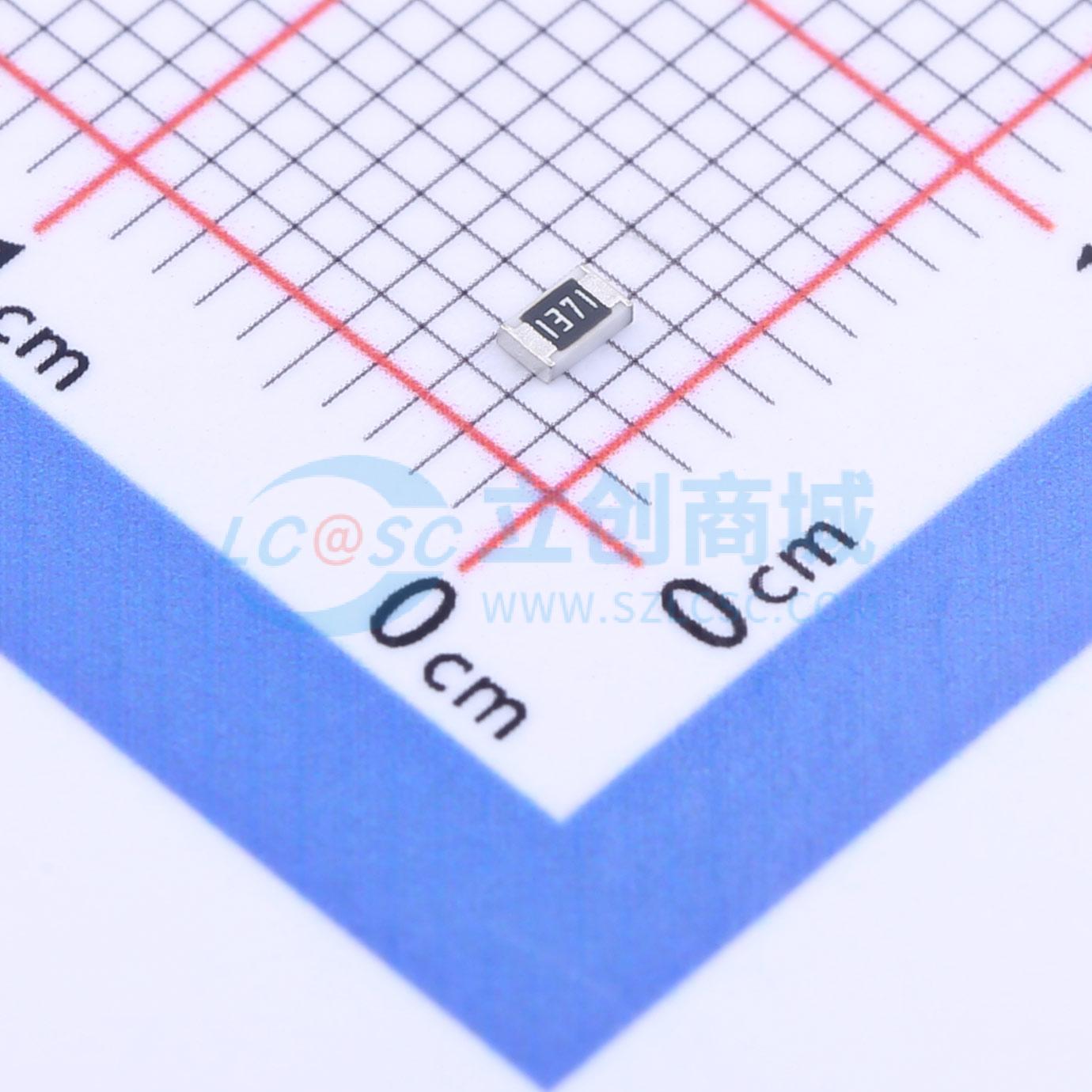 点击查看大图 FRC0805F1371TS实物图