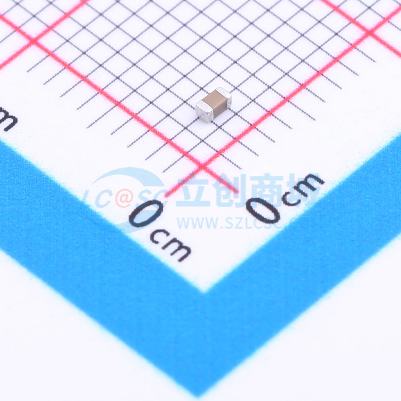 点击查看大图 CS1608X5R105K160NRB实物图