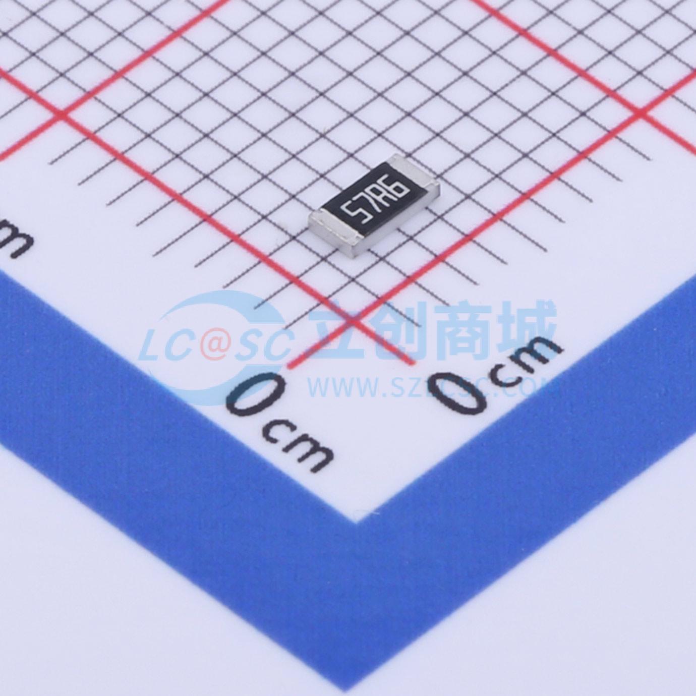 点击查看大图 RC1206FR-0757R6L实物图