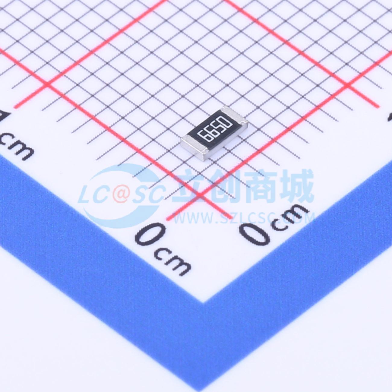 点击查看大图 RC1206FR-07665RL实物图