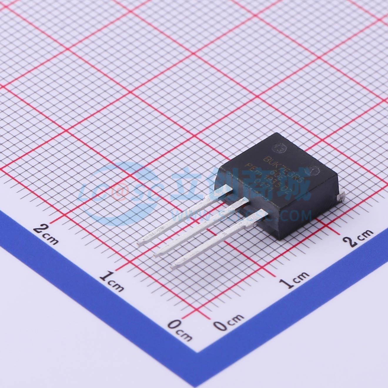 点击查看大图 BUK7E3R5-60E,127实物图