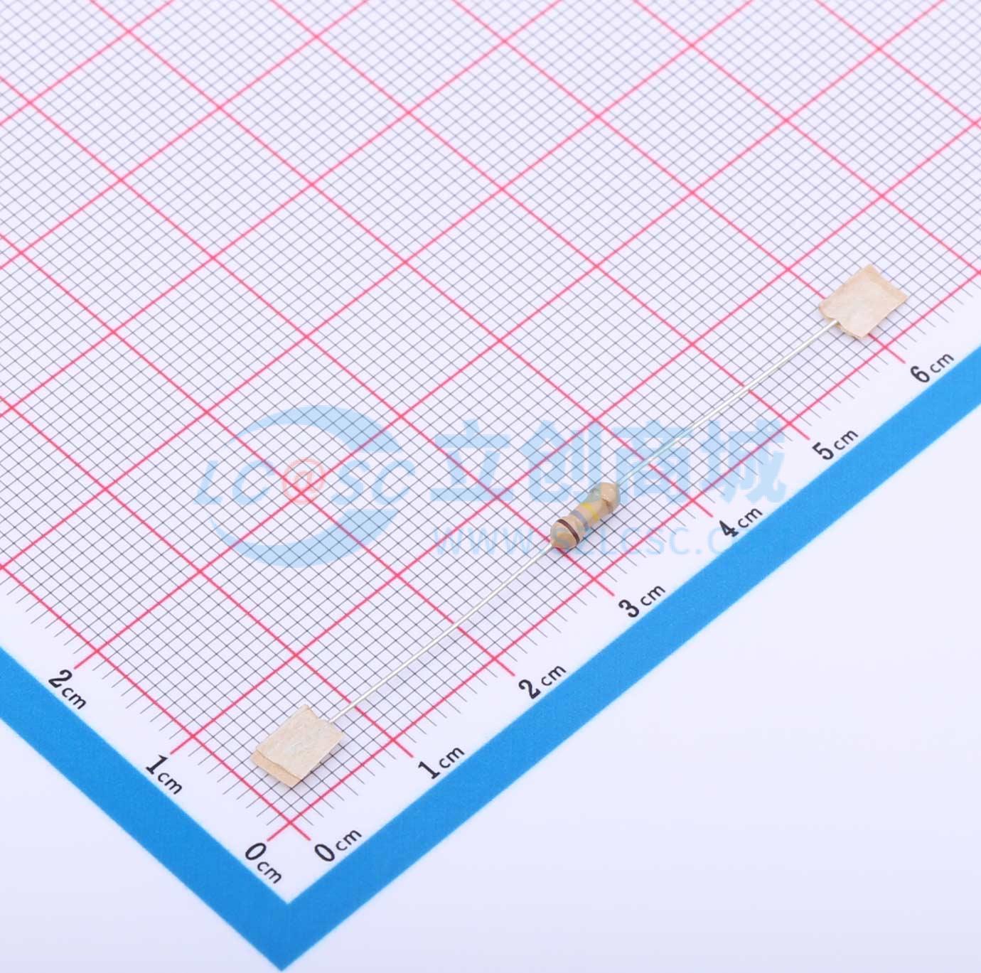 点击查看大图 CR1/4W-180K±5%-ST52实物图