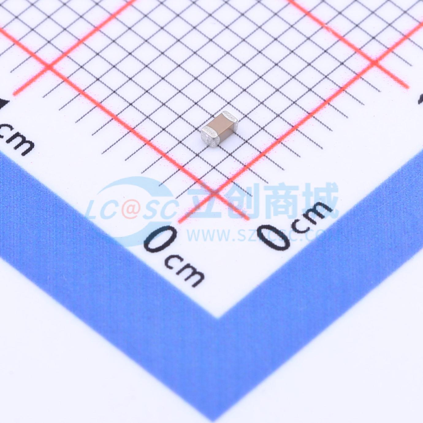 点击查看大图 0603B105M250NT实物图