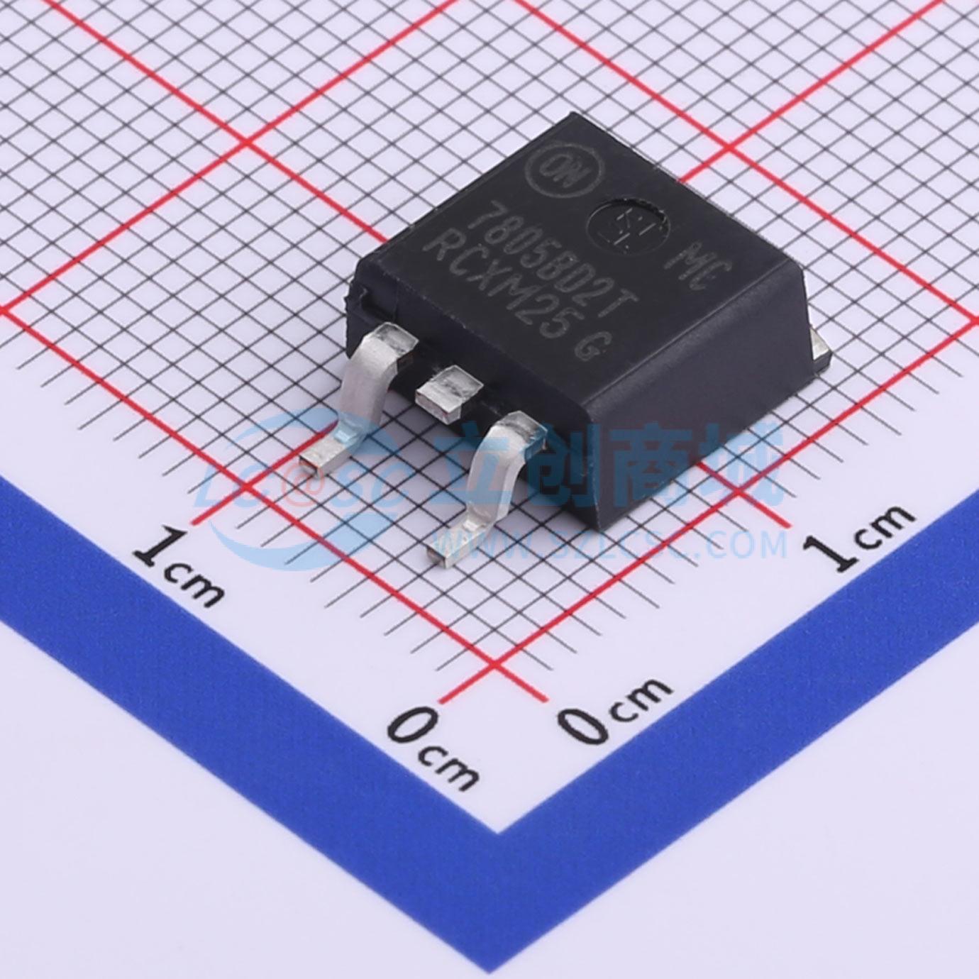点击查看大图 MC7805BD2TG实物图