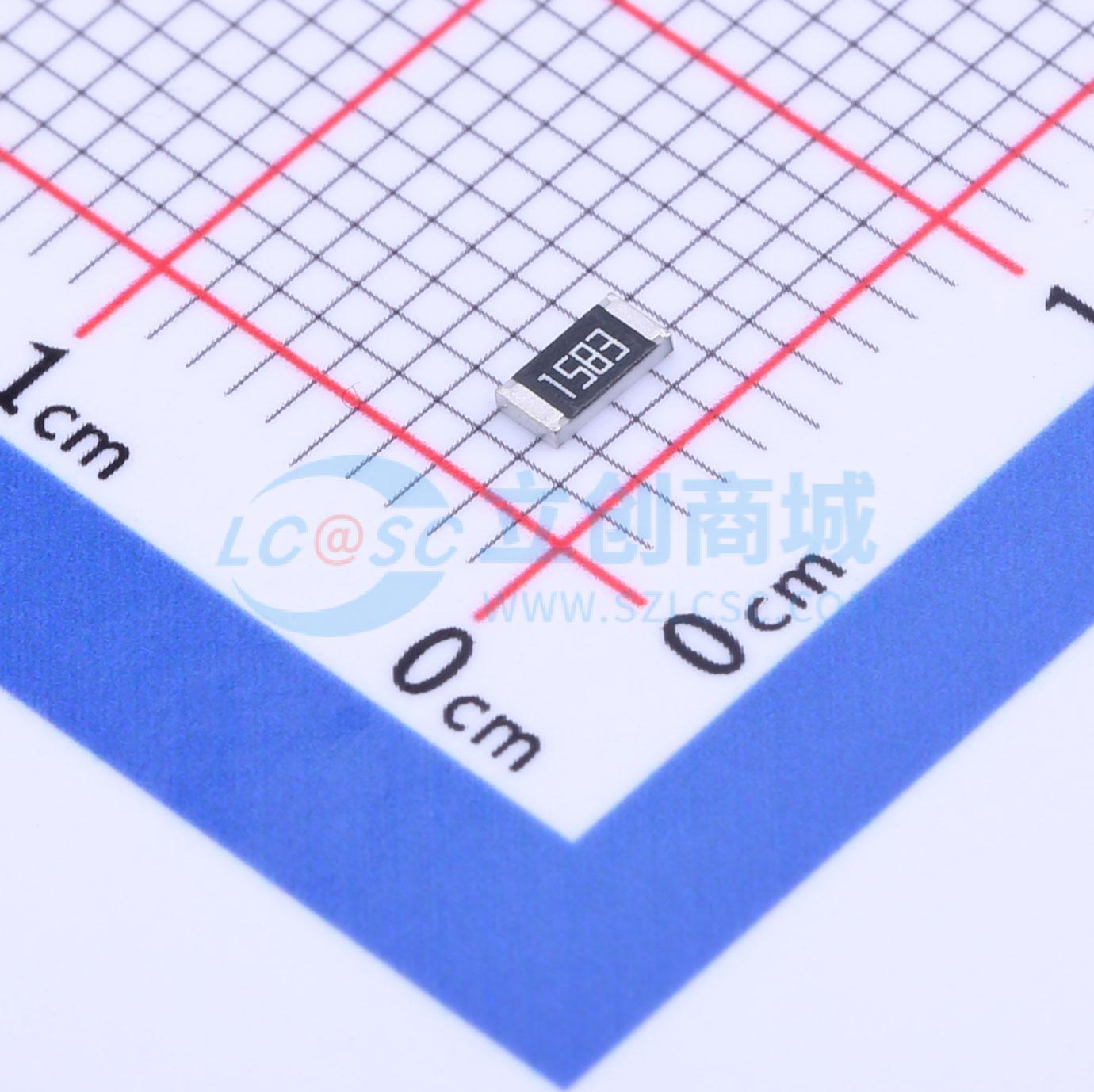 RC1206FR-07158KL实物图