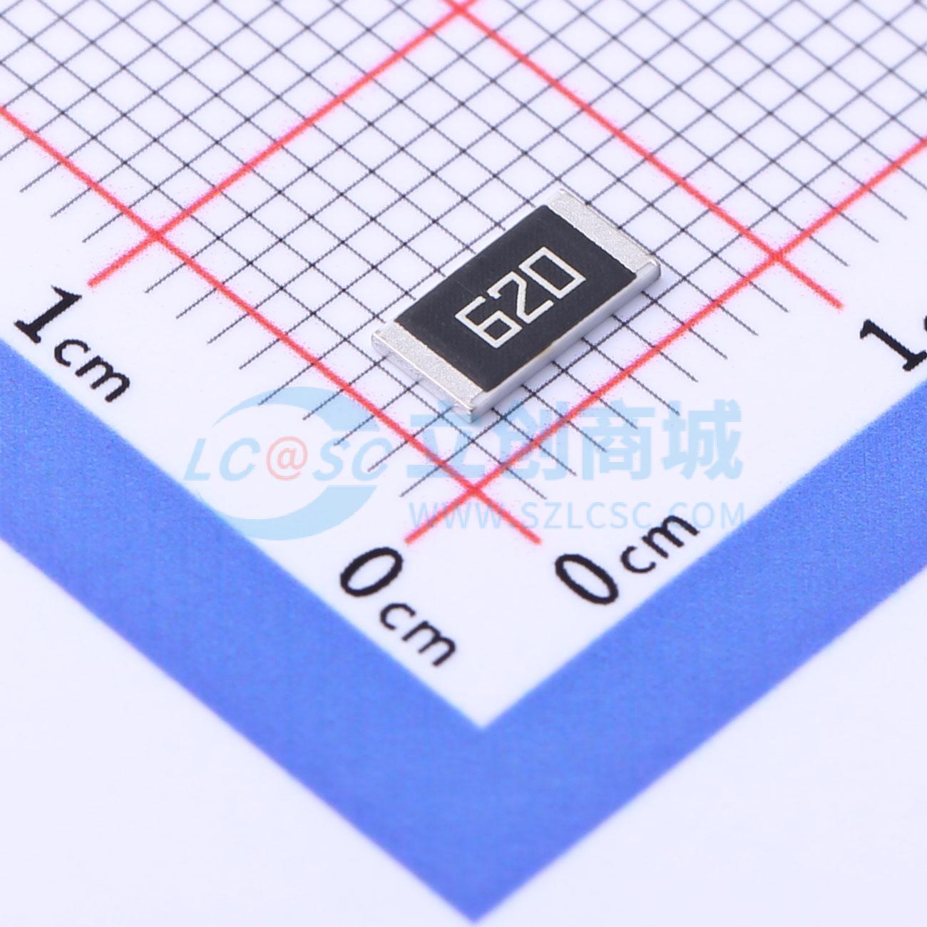 点击查看大图 FRC2512J620 TS实物图