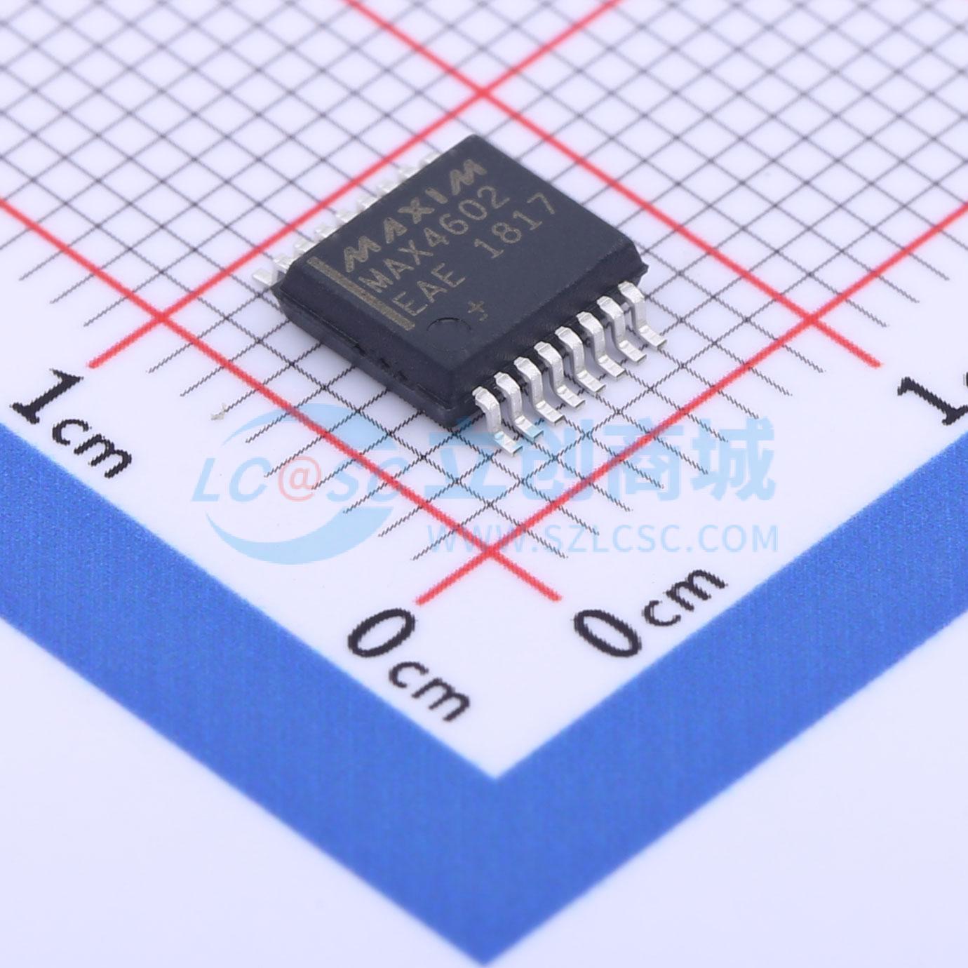 点击查看大图 MAX4602EAE+实物图