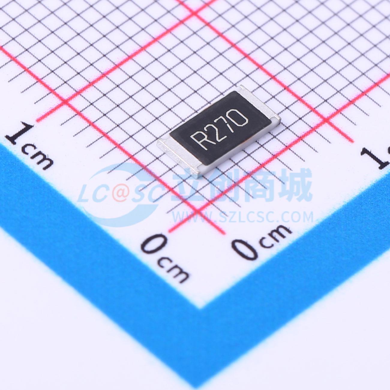 点击查看大图 HoLTT2512-2W-270mR-5%实物图