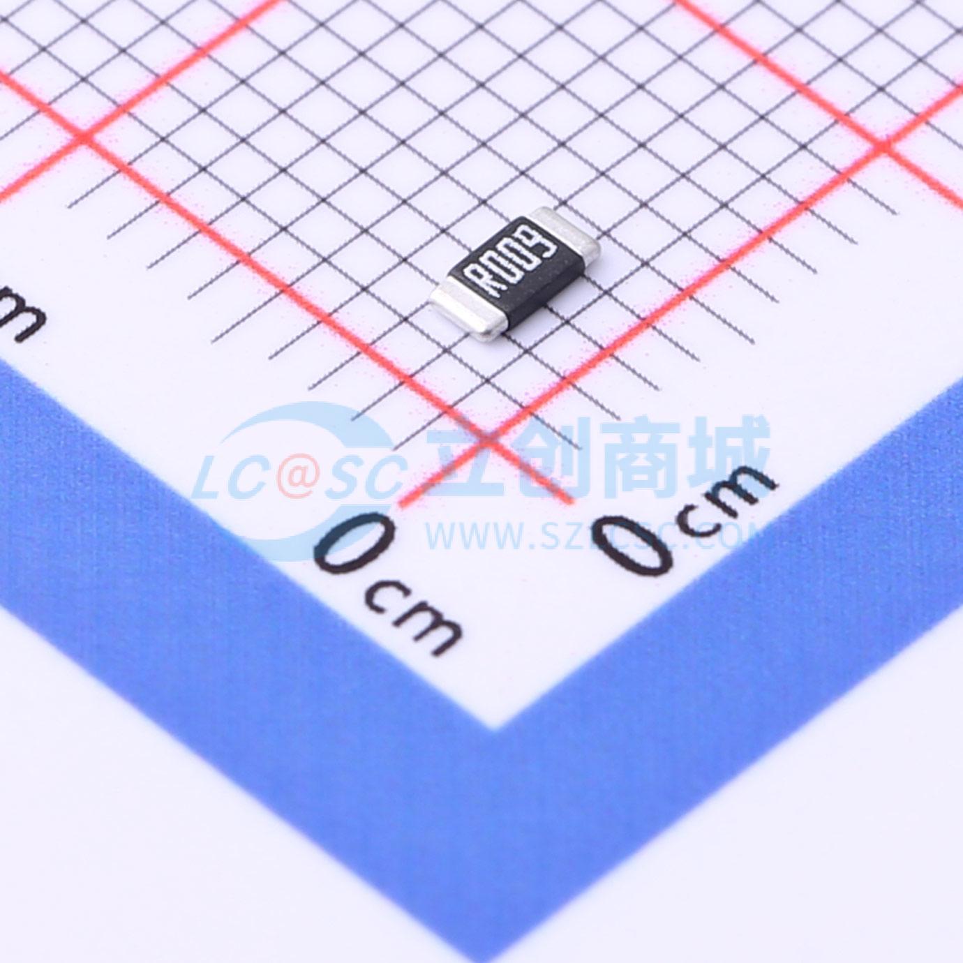 点击查看大图 HoJLR1206-1W-9mR-1%实物图
