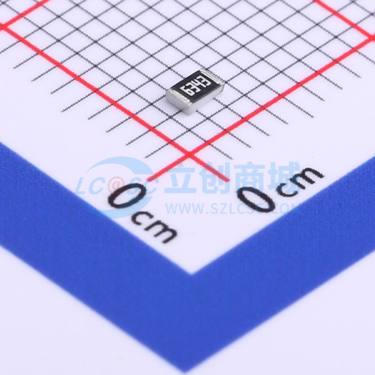 点击查看大图 RC0805FR-07634KL实物图