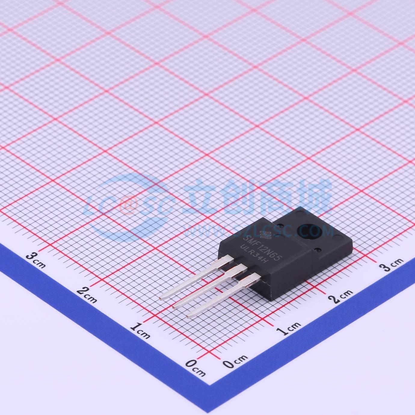 点击查看大图 SMF12N65实物图
