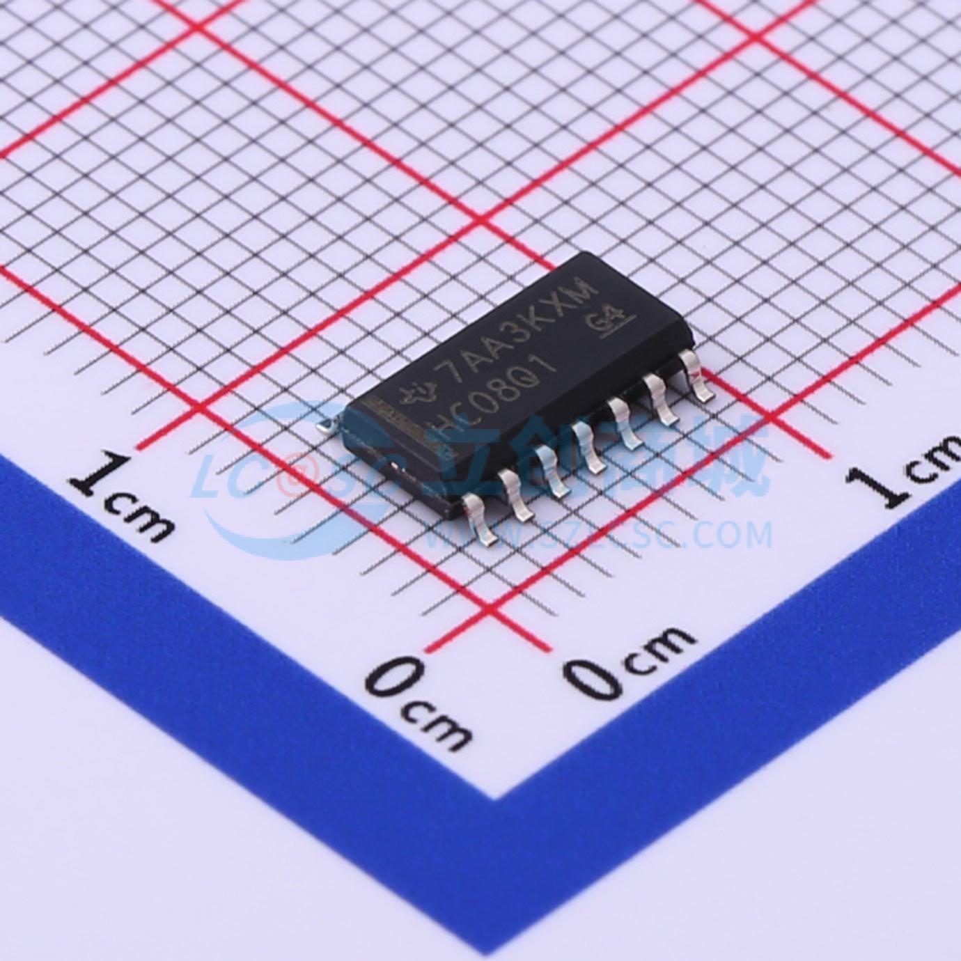 点击查看大图 CD74HC08QM96Q1实物图
