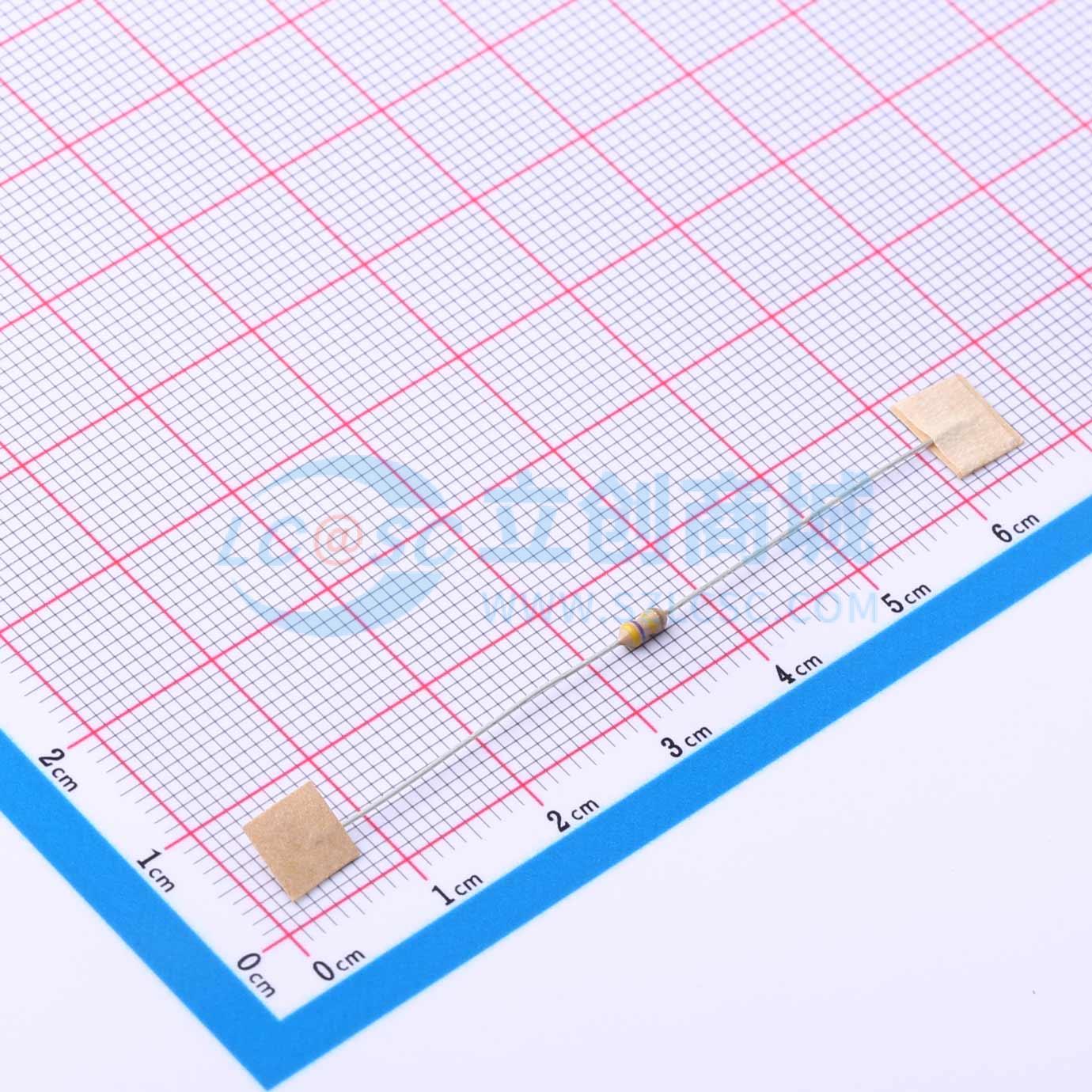 点击查看大图 CR1/8W-470K±5%-OT52实物图