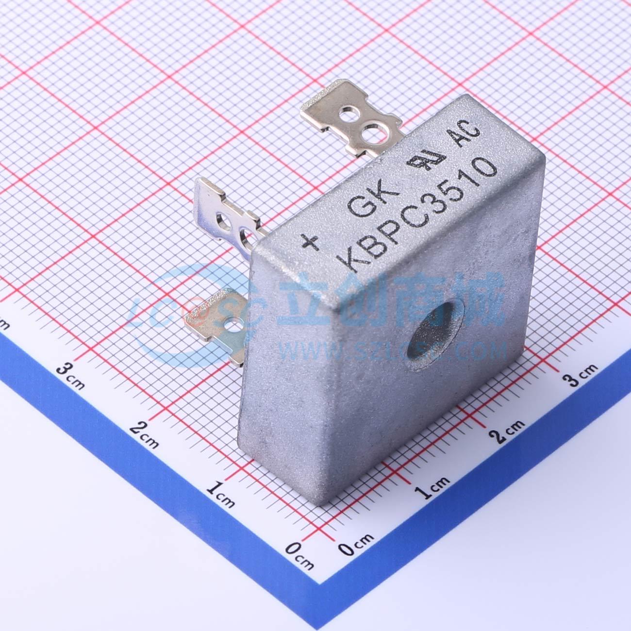 点击查看大图 KBPC3510实物图