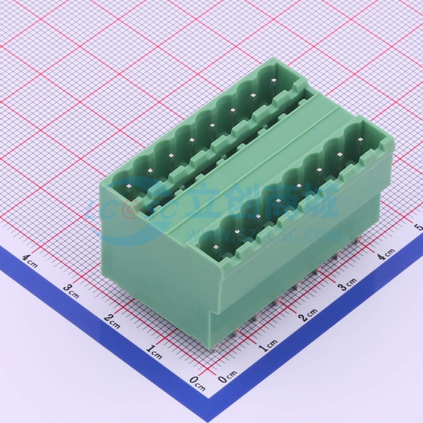 点击查看大图 KF2EDGVH-5.08-2*8P实物图