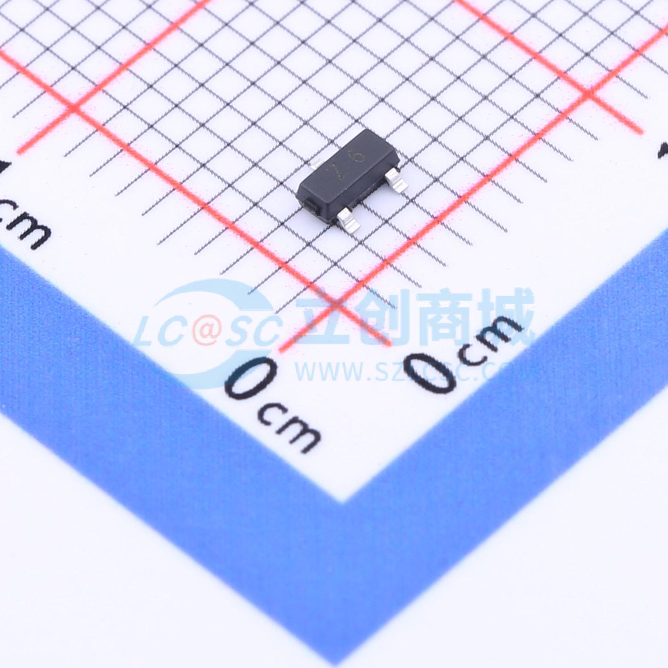 点击查看大图 BZX84C7V5实物图