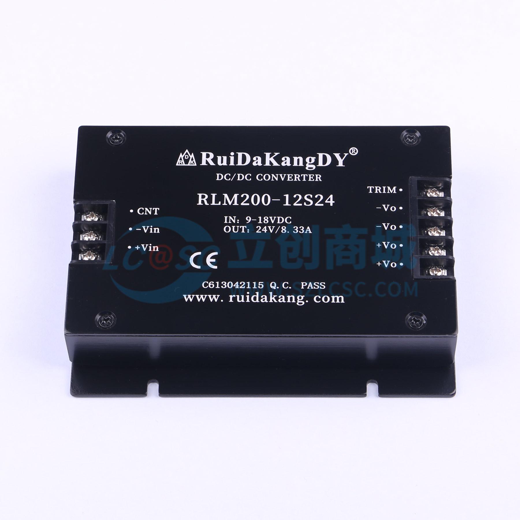 点击查看大图 RLM200-12S24实物图