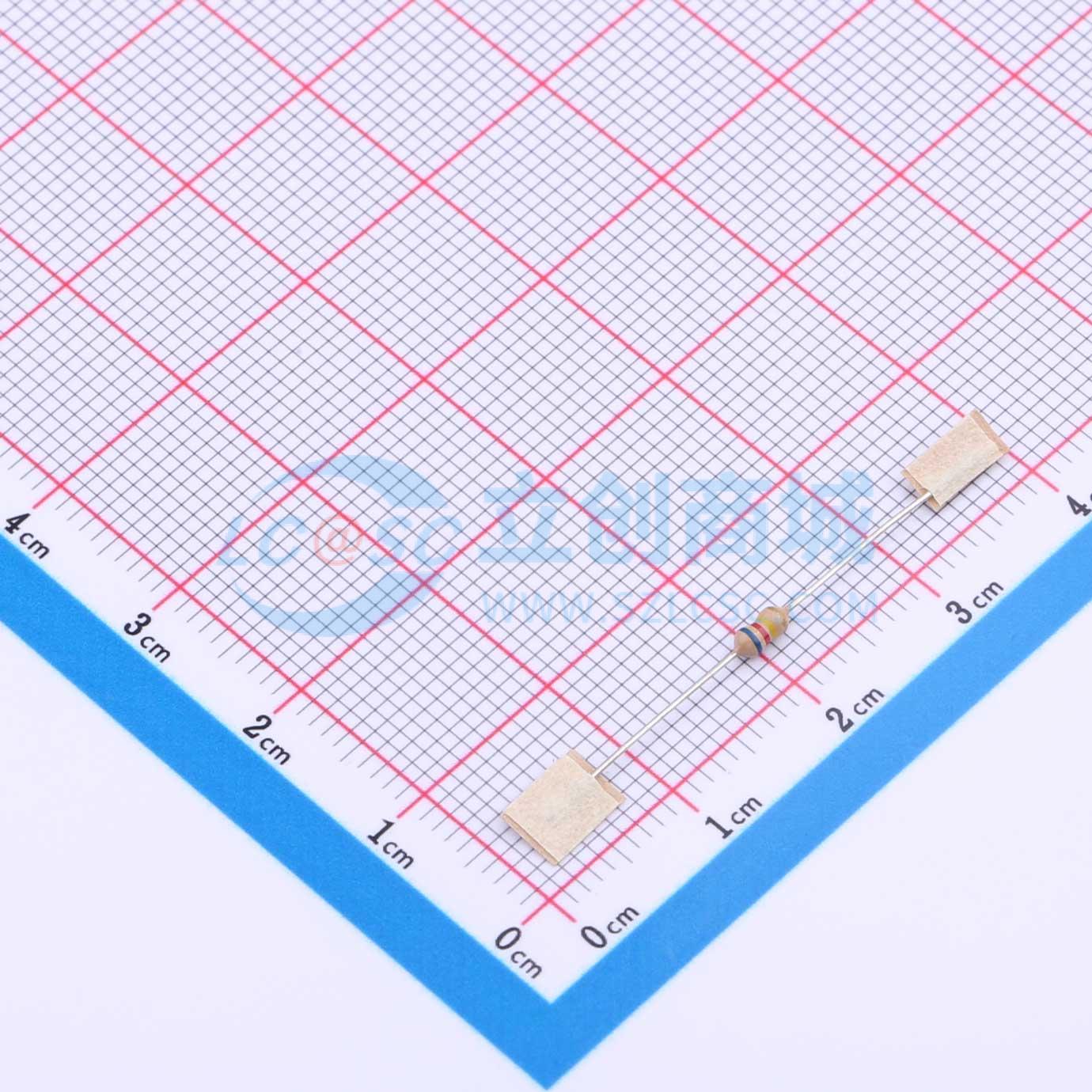 点击查看大图 CR1/8W-620K±5%-OT26实物图