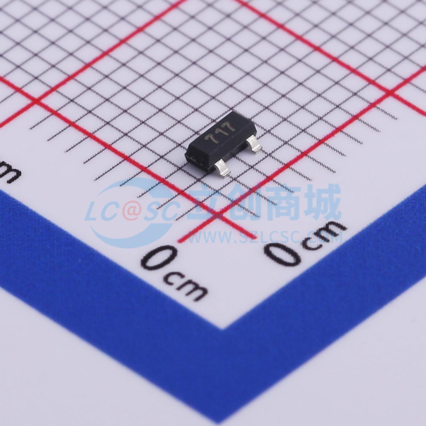 点击查看大图 FMMT717TA实物图