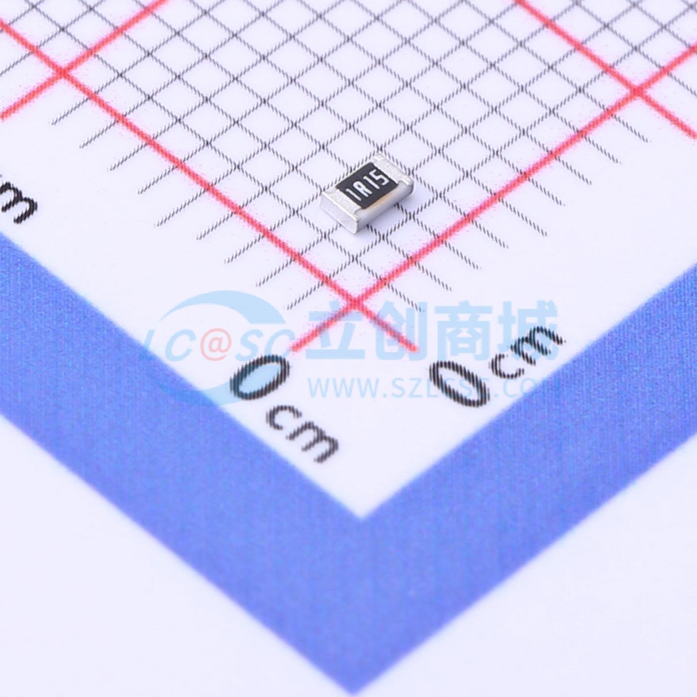 点击查看大图 FRC0805F1R15TS实物图