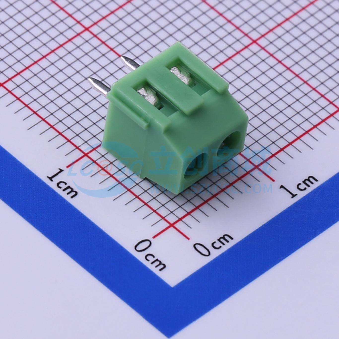 点击查看大图 KF128L-3.81-2P实物图