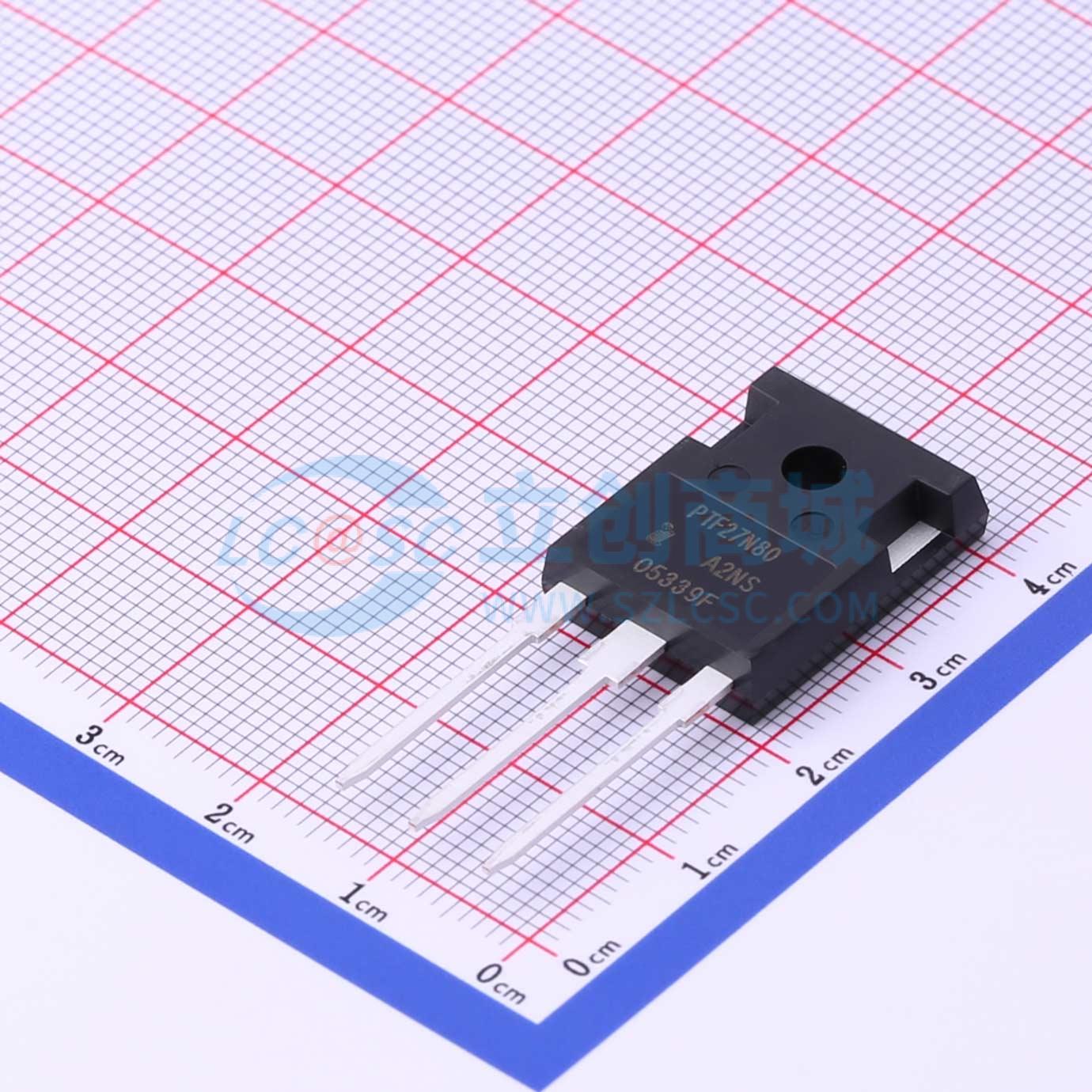 点击查看大图 PTF27N80实物图