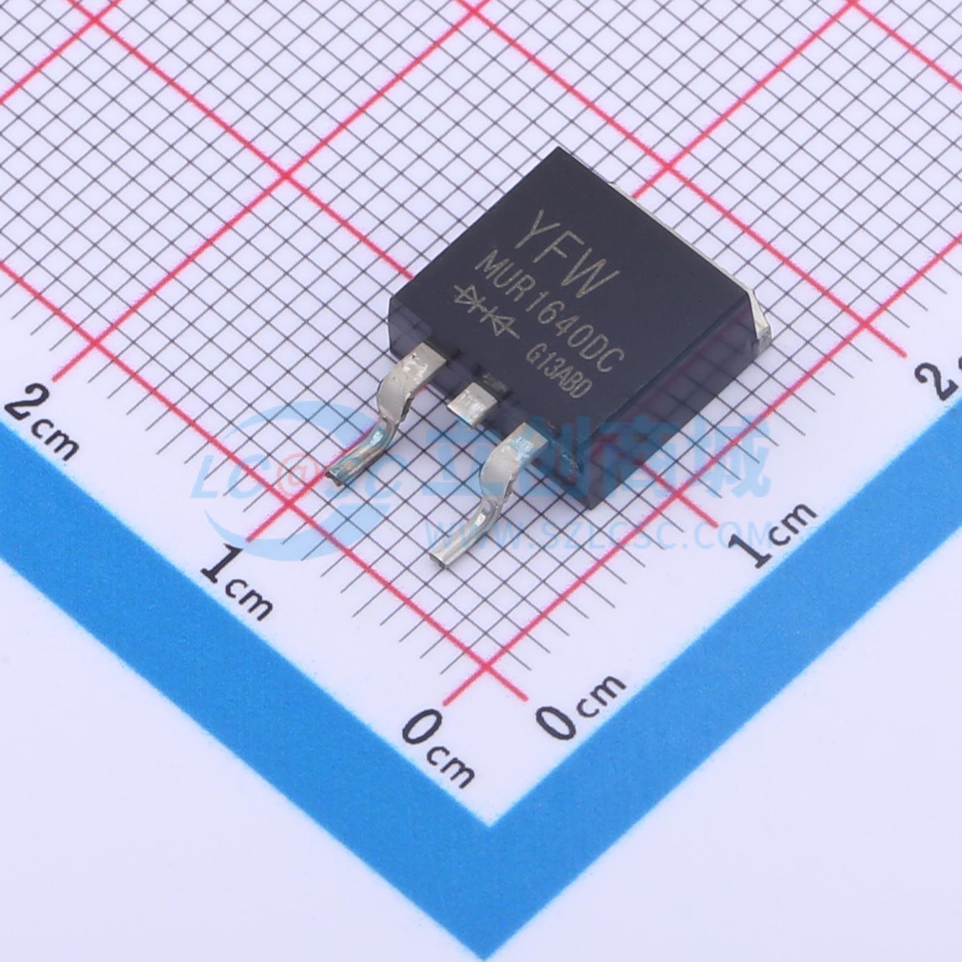 点击查看大图 MUR1640DC实物图