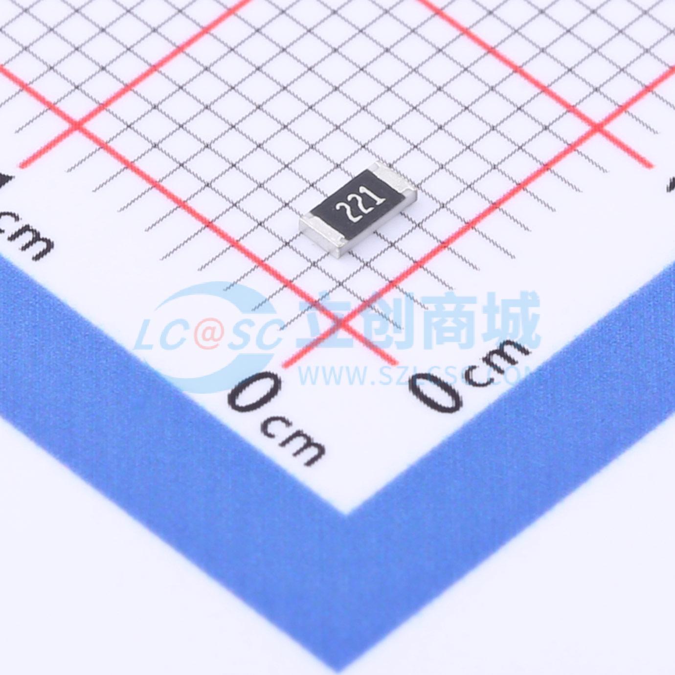 点击查看大图 1206 ±5% 220Ω实物图