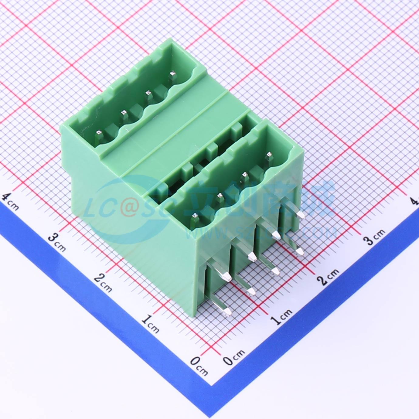 点击查看大图 KF2EDGRH-5.08-2*4P实物图