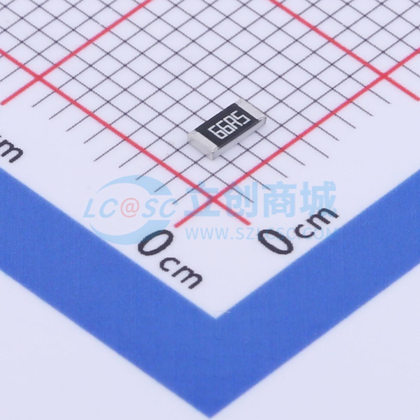 点击查看大图 RC1206FR-0766R5L实物图