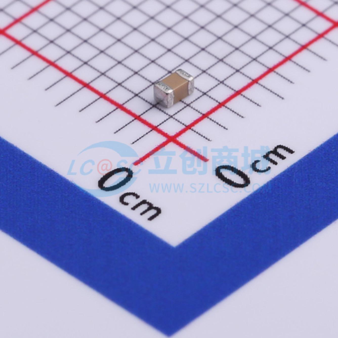 点击查看大图 C0603B104K500NT实物图