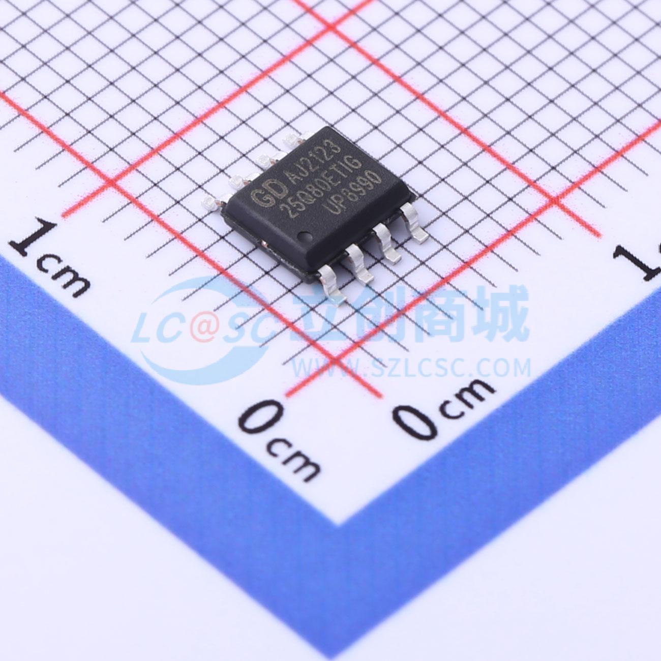 点击查看大图 GD25Q80ETIG实物图