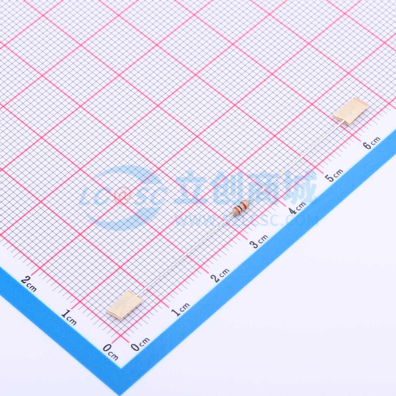 点击查看大图 CR1/8W-2K±5%-ST52实物图