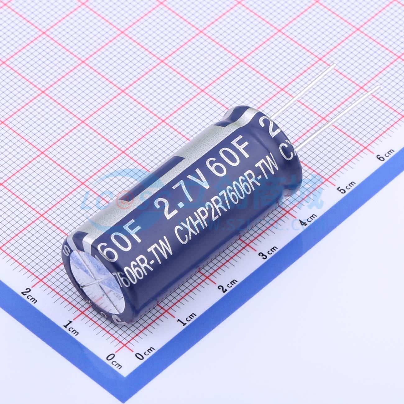 点击查看大图 CXHP2R7606R-TW 2.7V60F实物图