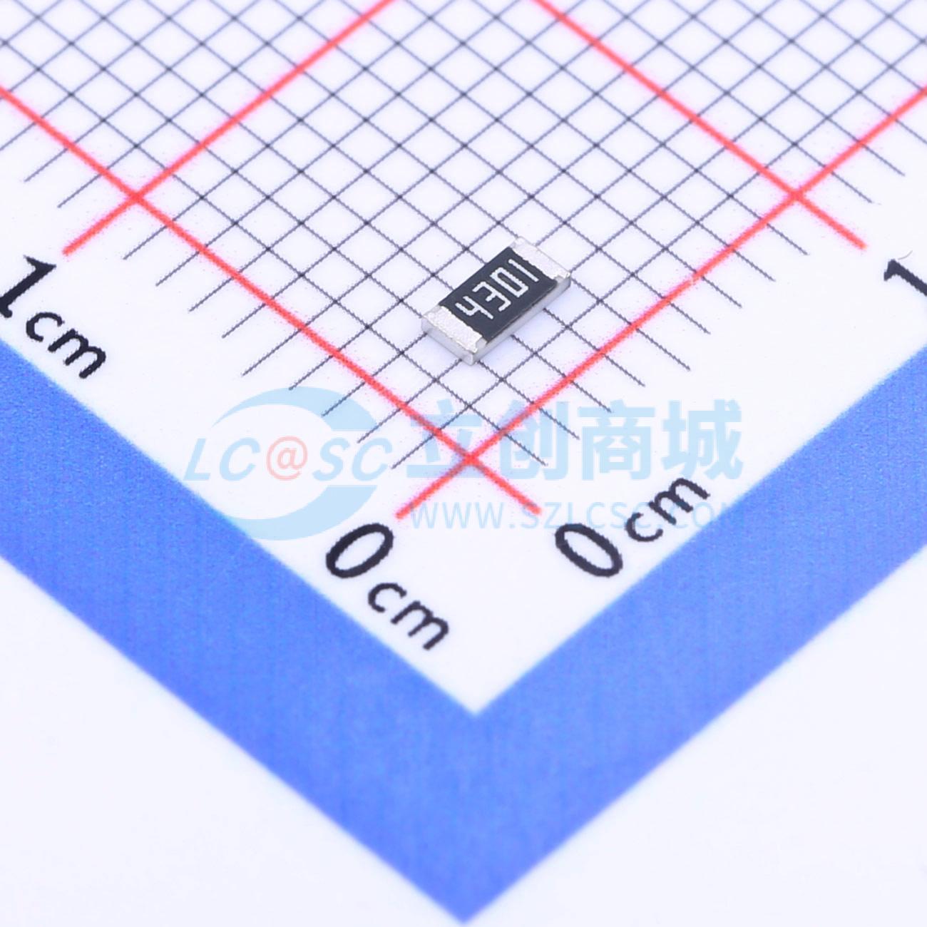 点击查看大图 FRC1206F4301TS实物图
