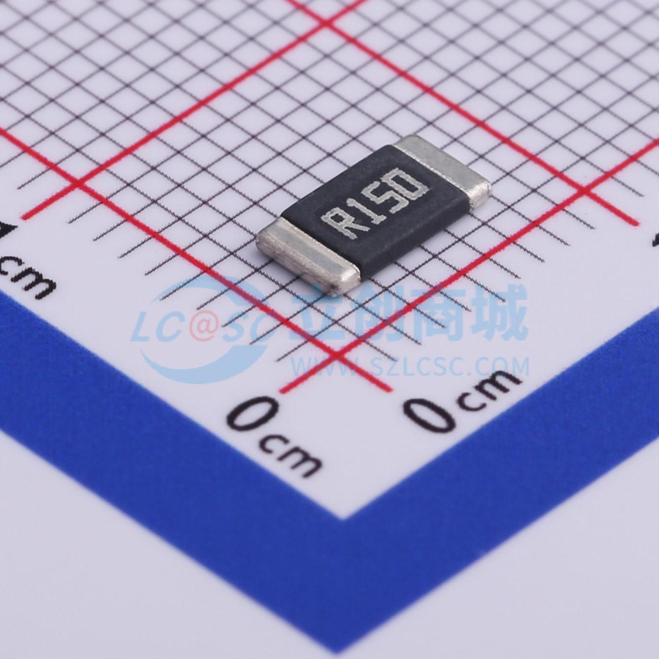 点击查看大图 HoLR2512-150mR-1%-75ppm实物图