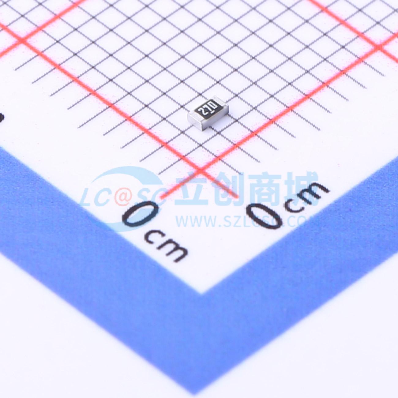 点击查看大图 FRC0603F27R0TS实物图