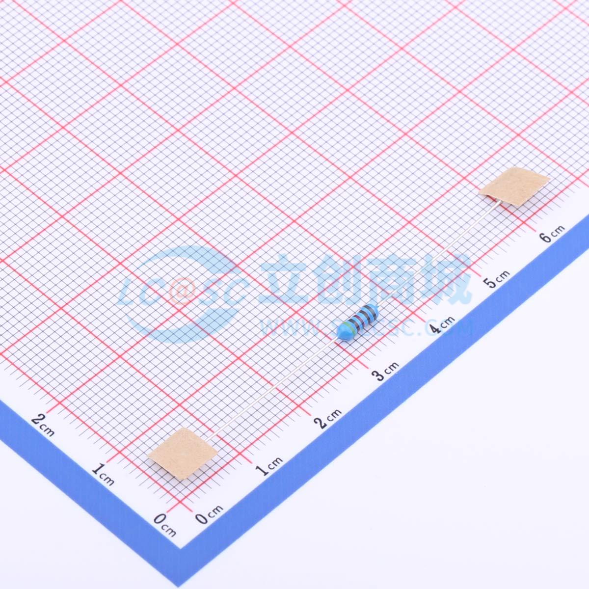 点击查看大图 MF1/4W-4K12±1%-ST52实物图