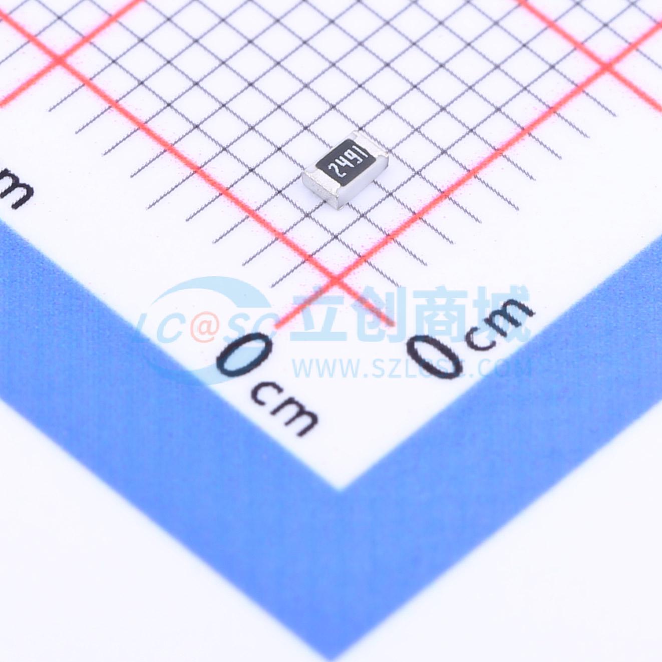 点击查看大图 FRC0805F2491TS实物图