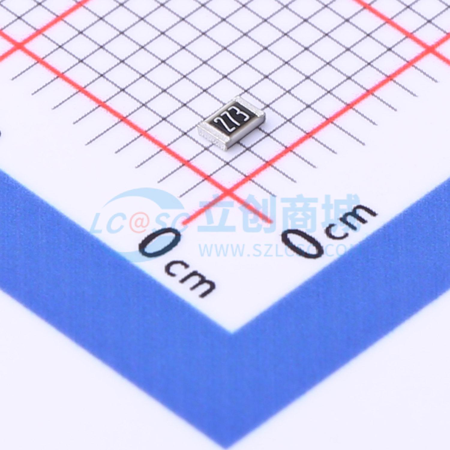 点击查看大图 PTFR0805B27K0P9实物图