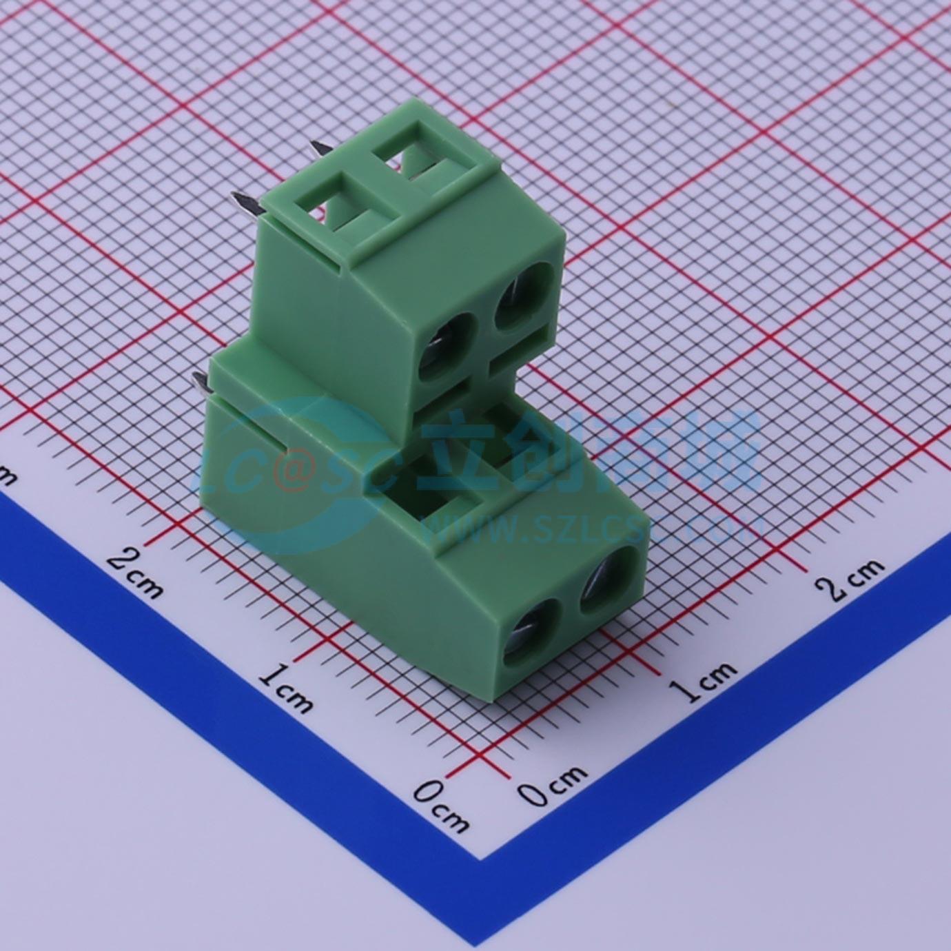 点击查看大图 KF127B-5.08-2*2P实物图