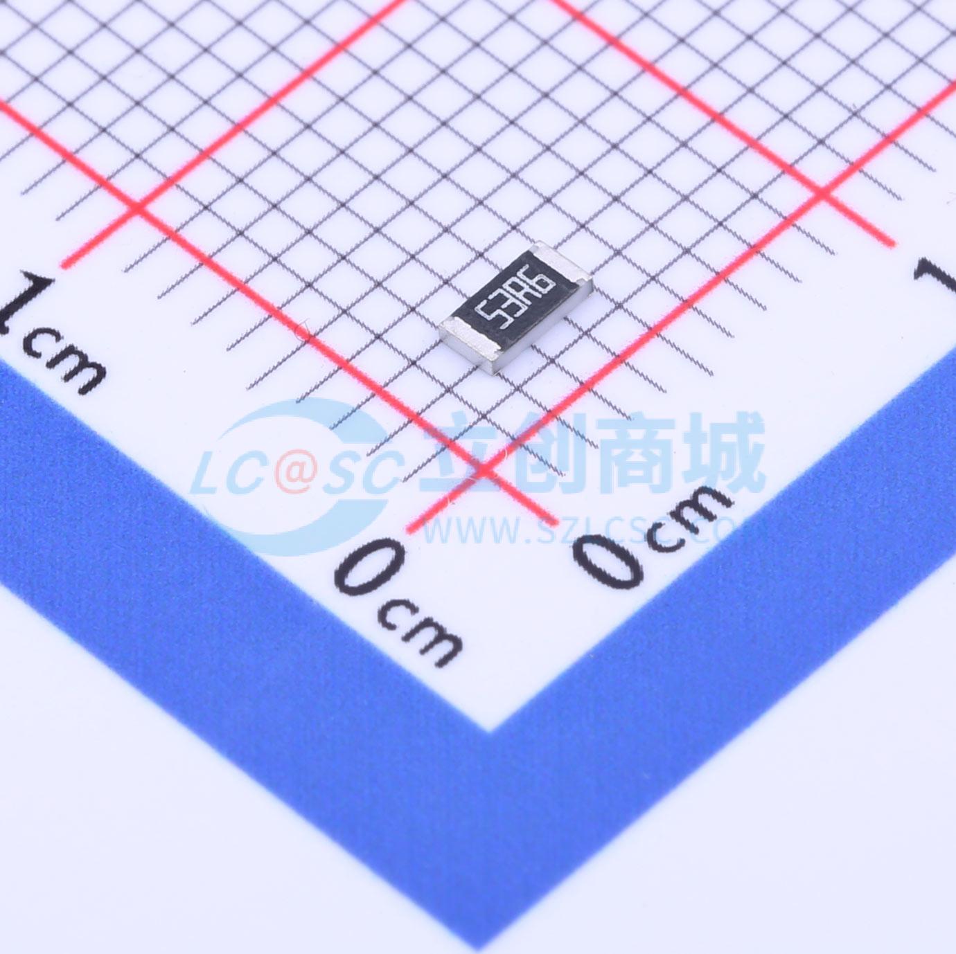 点击查看大图 RC1206FR-0753R6L实物图