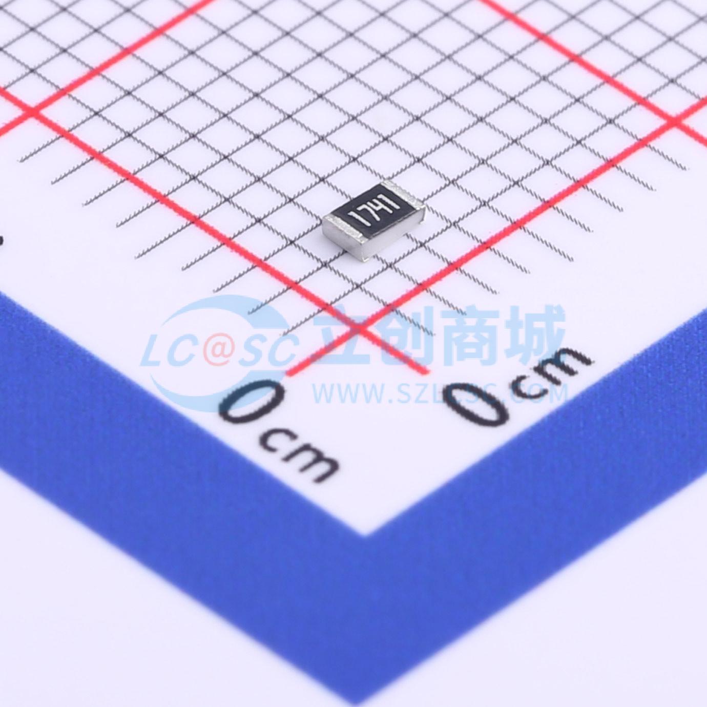点击查看大图 RC0805FR-071K74L实物图