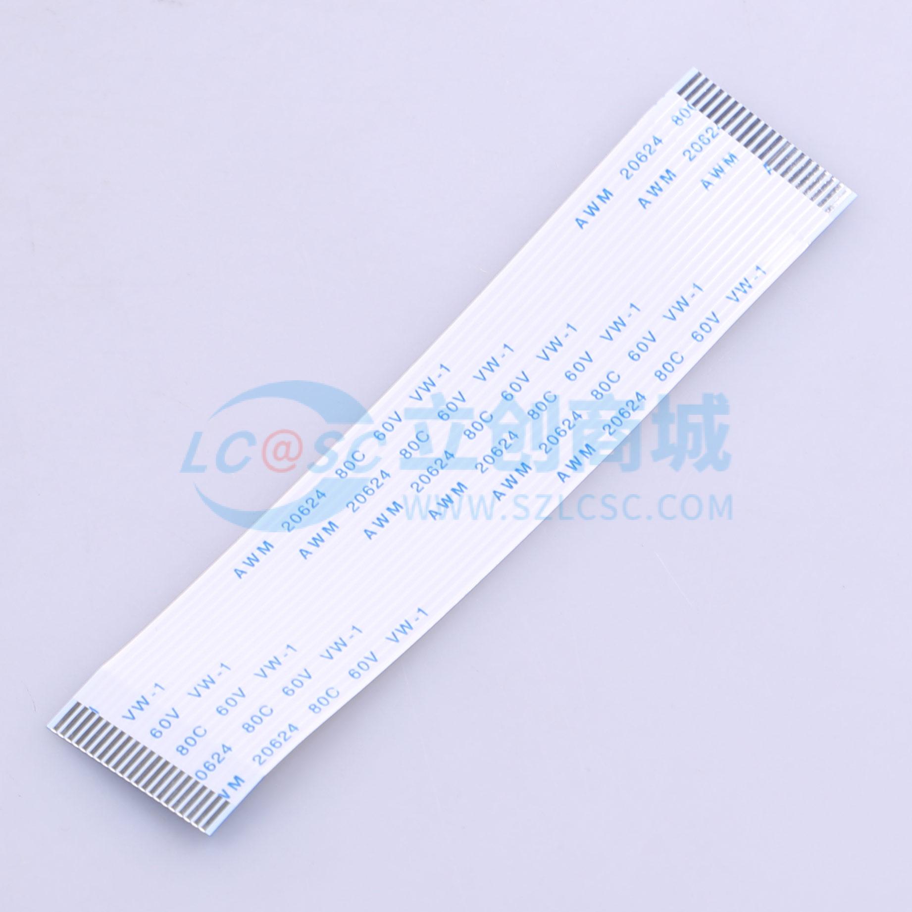 点击查看大图 KH-FFC-A1.0-21P-100MM实物图