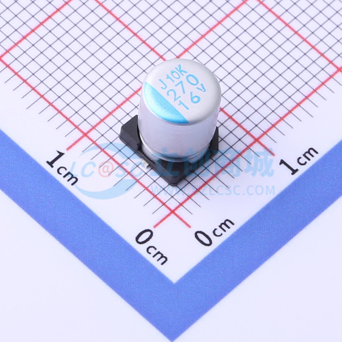 点击查看大图 APXJ160ARA271MF80J实物图